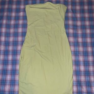 POSTER GIRL Strapless Light Green Dress